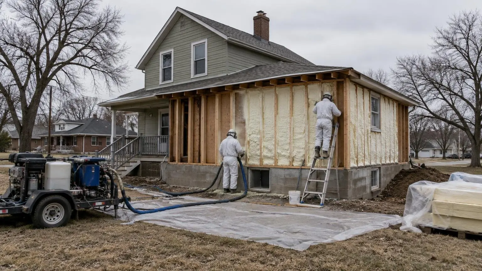 Spray Foam Insulation in Hutchinson, KS